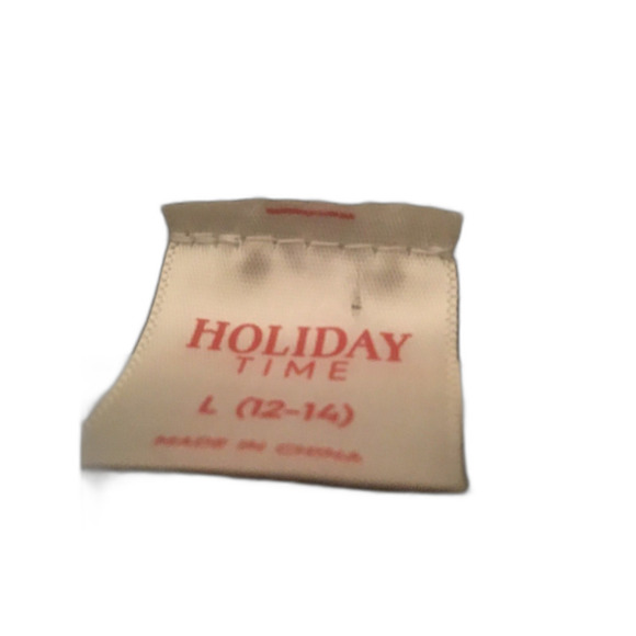 Holiday Time Women's Polar Bear Christmas Sweater, L (12-14) - Picture 3 of 3